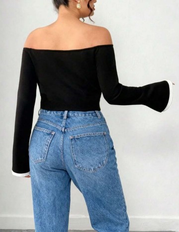 Bluză Shein Curve+, negru