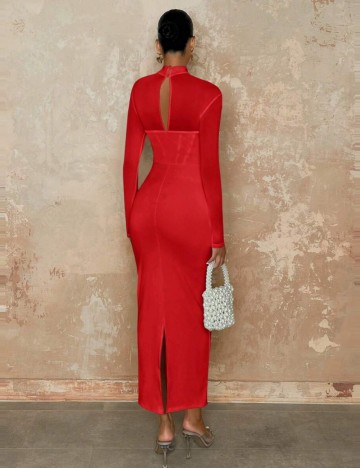 Rochie maxi Shein BAE, roșu