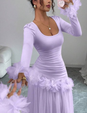 Rochie maxi Shein, lila