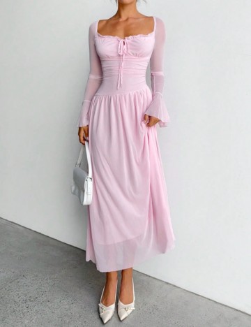 Rochie maxi Shein, roz