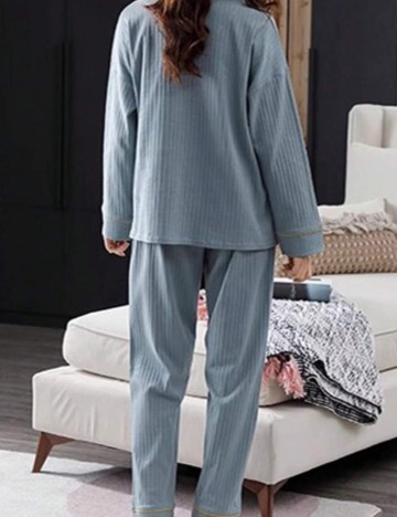 Compleu pijamale Shein, albastru