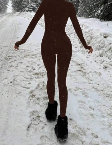 Salopetă lungă Shein, maro