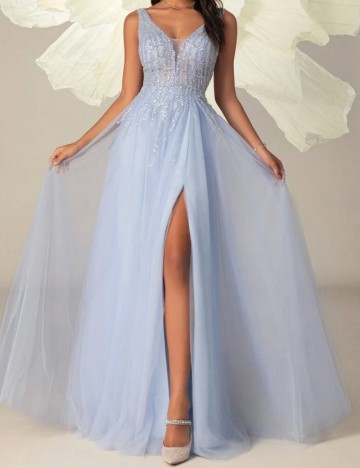 Rochie de ocazie Shein, albastru