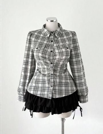 Cămașă Shein Curve+, mix culori