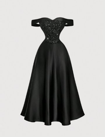 Rochie maxi Shein, negru