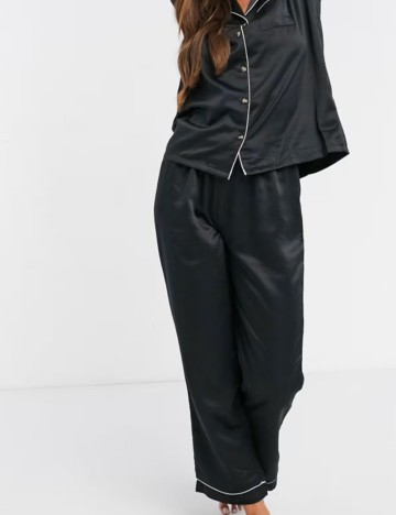 Pantaloni de pijama Loungeable, negru