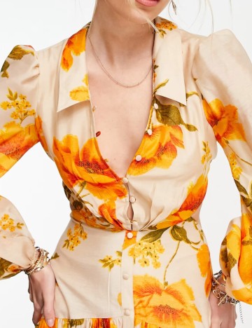 Rochie maxi ASOS, mix culori