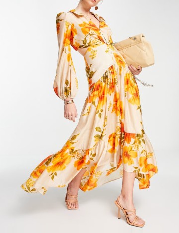 Rochie maxi ASOS, mix culori