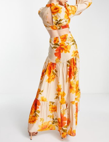 Rochie maxi ASOS, mix culori