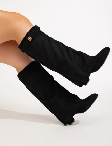 Cizme cu toc Shein, negru