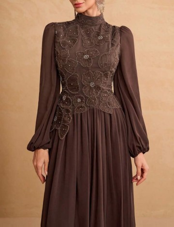 Rochie de ocazie Shein X, maro