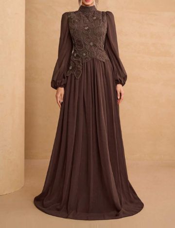 Rochie de ocazie Shein X, maro