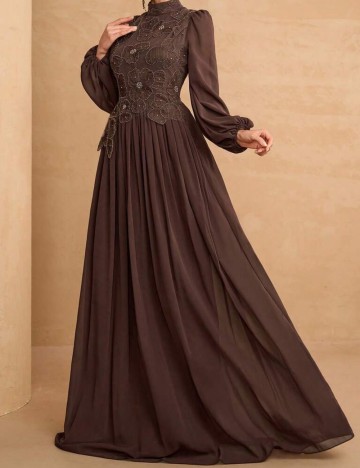 Rochie de ocazie Shein X, maro