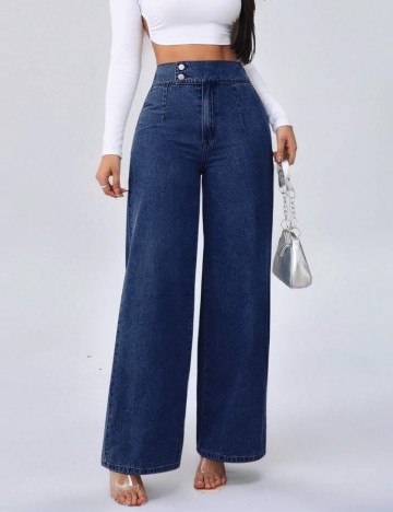 Jeans Shein, albastru