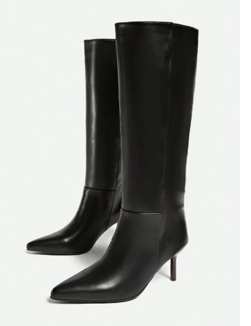 Cizme cu toc Shein, negru