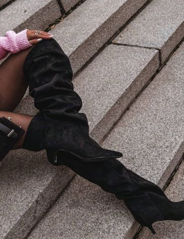 Cizme cu toc Shein, negru