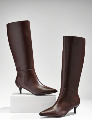 Cizme cu toc Shein, maro