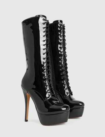 Cizme cu toc Shein, negru