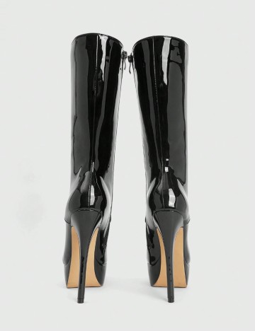 Cizme cu toc Shein, negru