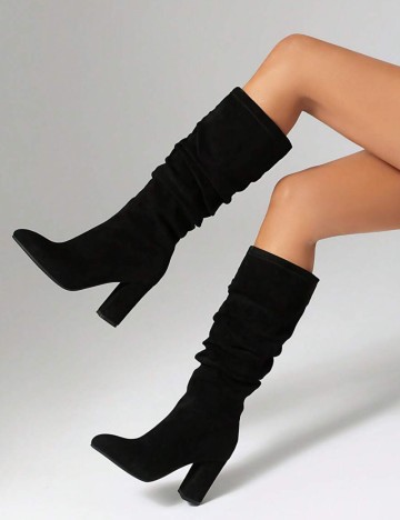 Cizme cu toc Shein, negru