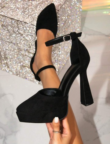 Pantofi cu toc Shein, negru