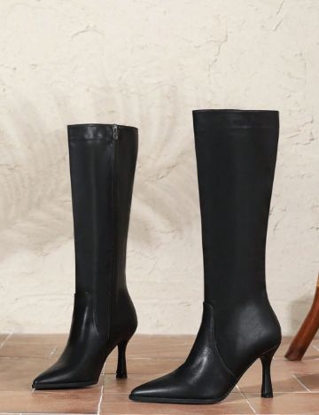Cizme cu toc Shein, negru