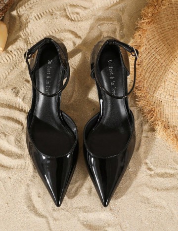 Pantofi cu toc Shein, negru