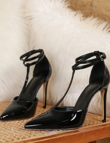 Pantofi cu toc Shein, negru