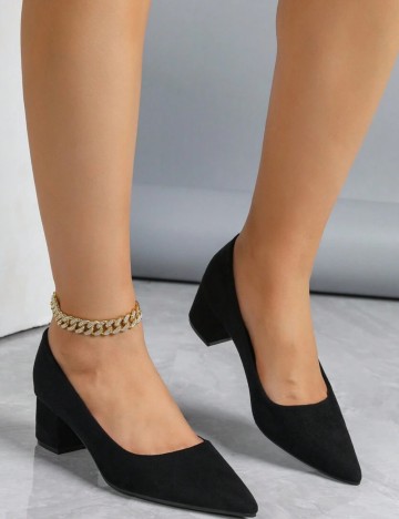 Pantofi cu toc Shein, negru