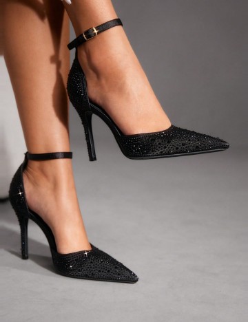 Pantofi cu toc Shein, negru