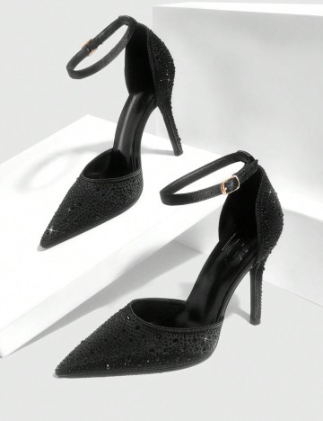 Pantofi cu toc Shein, negru