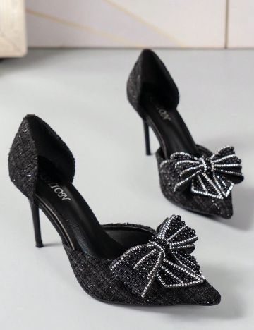 Pantofi cu toc Shein, negru