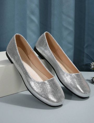 Balerini Shein, argintiu