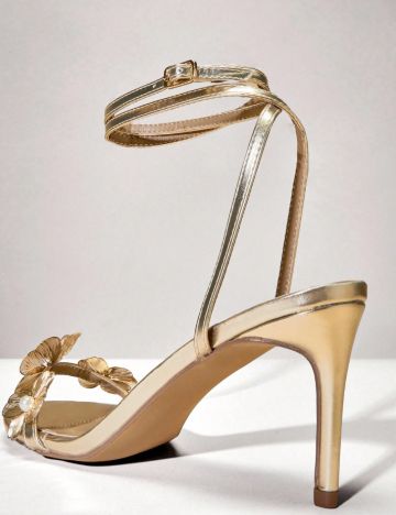 Sandale Cu Toc Shein, auriu