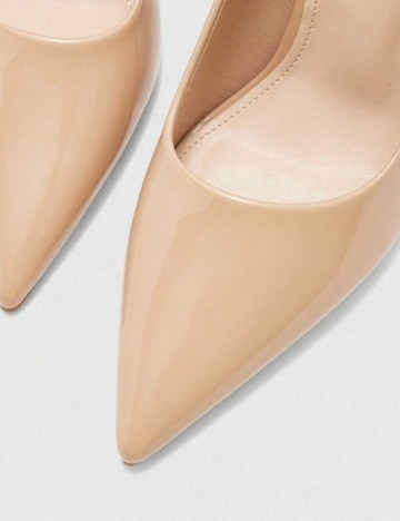 Pantofi cu toc Shein CUCCOO, bej