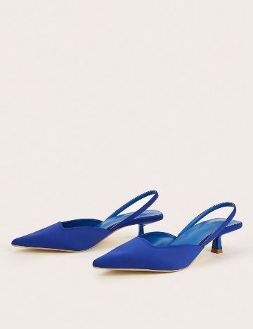 Pantofi cu toc Shein, albastru