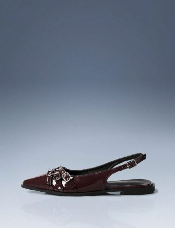 Pantofi Shein CUCCOO, vișiniu