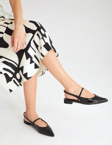 Saboți Shein MOTF, negru