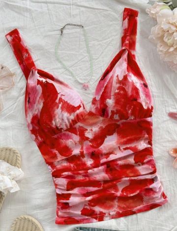 Top Shein, mix culori