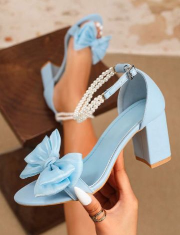 Sandale Cu Toc Shein, albastru