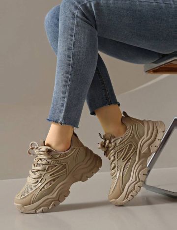 Pantofi Sport Shein, crem