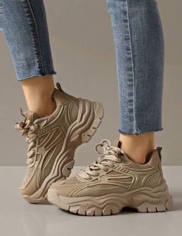 Pantofi Sport Shein, crem