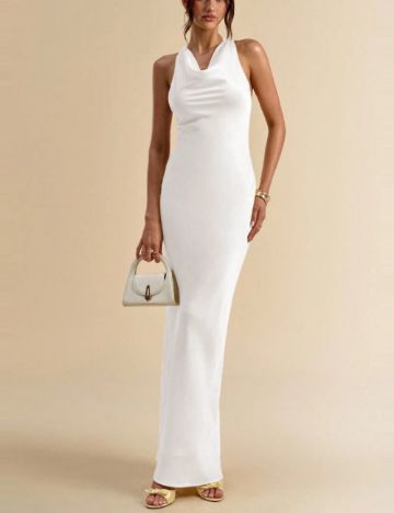 Rochie maxi Shein, alb