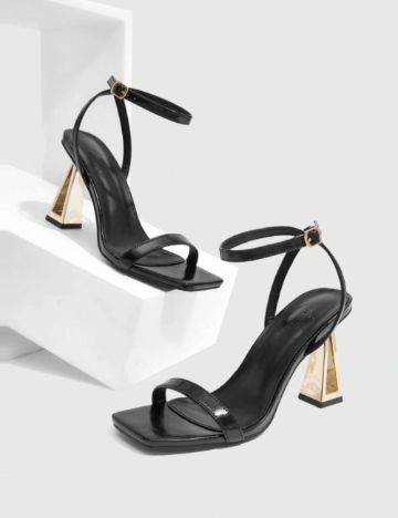 Sandale Cu Toc Shein CUCCOO, negru