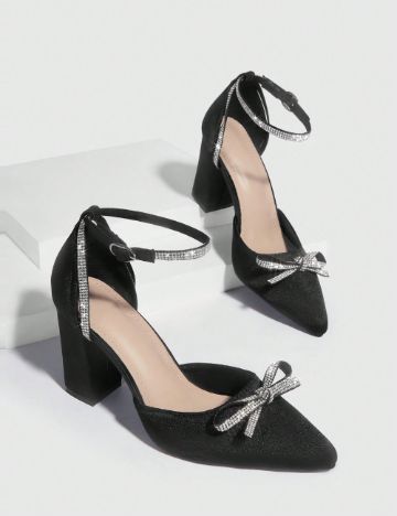 Pantofi cu toc Shein, negru