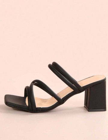 Sandale Cu Toc Shein, negru