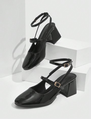 Pantofi cu toc Shein, negru