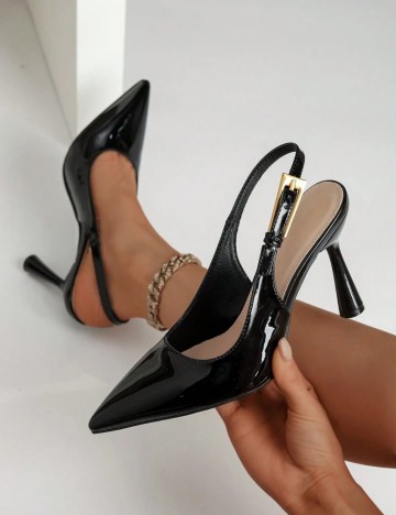 Pantofi cu toc Shein, negru