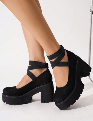 Pantofi Shein, negru