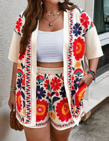 Compleu Shein Curve+, mix culori